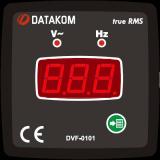 DATAKOM DVF-0101 Вольтметр-частотомір, 1 фаза, 72x72mm... оголошення Bazarok.ua