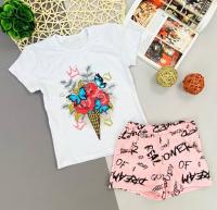 В наличии летний комплект для девочек. Шорты+ футболка.... Объявления Bazarok.ua