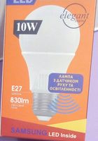 Светодиодная лампа LED с датчиком движения Бесплатная доставка Лампочка... Оголошення Bazarok.ua