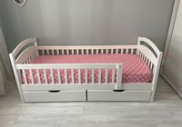 Кровать 80*190 детская белая в отличном состоянии... Объявления Bazarok.ua