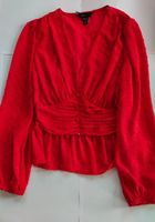 Блуза, блузка, червона блузка, червона блуза, красная блузка, красная... Объявления Bazarok.ua