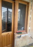 Деревʼяні вікна б/у балконні двійні ( дві штуки)... Оголошення Bazarok.ua