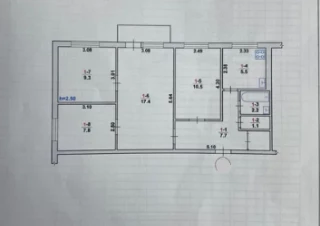 Квартира 4-кімн. продаж Житомир, Полевая &ndash; 62 м&sup2;... Оголошення Bazarok.ua