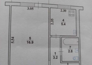 Квартира 1-кімн. продаж Житомир, Богуния &ndash; 31 м&sup2;... Оголошення Bazarok.ua