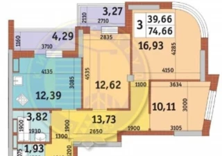 Квартира 1-кімн. продаж Киев &ndash; 41 м&sup2;... Оголошення Bazarok.ua