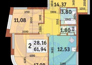 Квартира 1-кімн. продаж Киев, Днепровский &ndash; 62 м&sup2;... Объявления Bazarok.ua