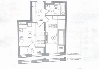 Квартира 1-кімн. продаж Киев, Голосеевский &ndash; 16.5 м&sup2;... Оголошення Bazarok.ua