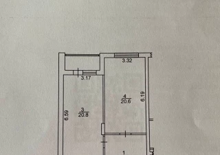 Квартира 1-кімн. продаж Киев, Шевченковский &ndash; 20.6 м&sup2;... Объявления Bazarok.ua