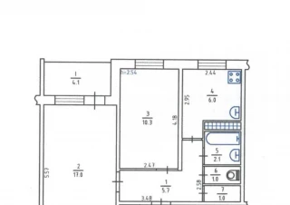 Квартира 2-кімн. продаж Киев, Оболонский &ndash; 45 м&sup2;... Объявления Bazarok.ua