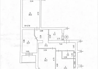 Квартира 3-кімн. продаж Харьков, Шевченковский &ndash; 99 м&sup2;... Оголошення Bazarok.ua