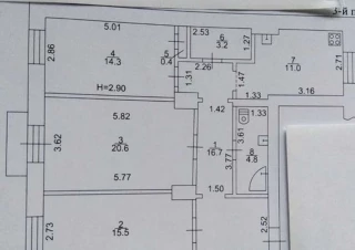 Квартира 3-кімн. продаж Харьков, Индустриальный &ndash; 87 м&sup2;... Оголошення Bazarok.ua