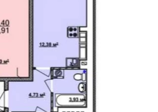 Квартира 1-кімн. продаж Харьков, Индустриальный &ndash; 40 м&sup2;... Объявления Bazarok.ua