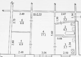Квартира 2-кімн. продаж Харьков, Индустриальный &ndash; 47 м&sup2;... Оголошення Bazarok.ua