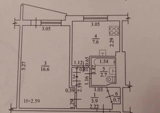 Квартира 1-кімн. продаж Харьков, Индустриальный &ndash; 33 м&sup2;... Оголошення Bazarok.ua