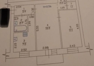 Квартира 3-кімн. продаж Харьков, Новобаварский &ndash; 60 м&sup2;... Оголошення Bazarok.ua