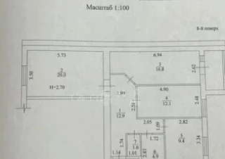 Квартира 3-кімн. продаж Харьков, Индустриальный &ndash; 80 м&sup2;... Оголошення Bazarok.ua