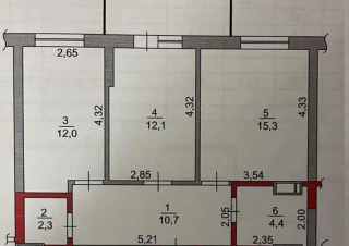 Квартира 2-кімн. продаж Киев, Голосеевский &ndash; 58 м&sup2;... Оголошення Bazarok.ua