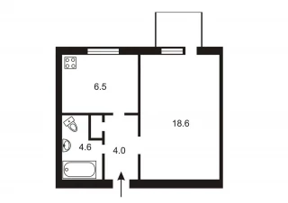 Квартира 1-кімн. продаж Киев, Соломенский &ndash; 18.6 м&sup2;... Оголошення Bazarok.ua